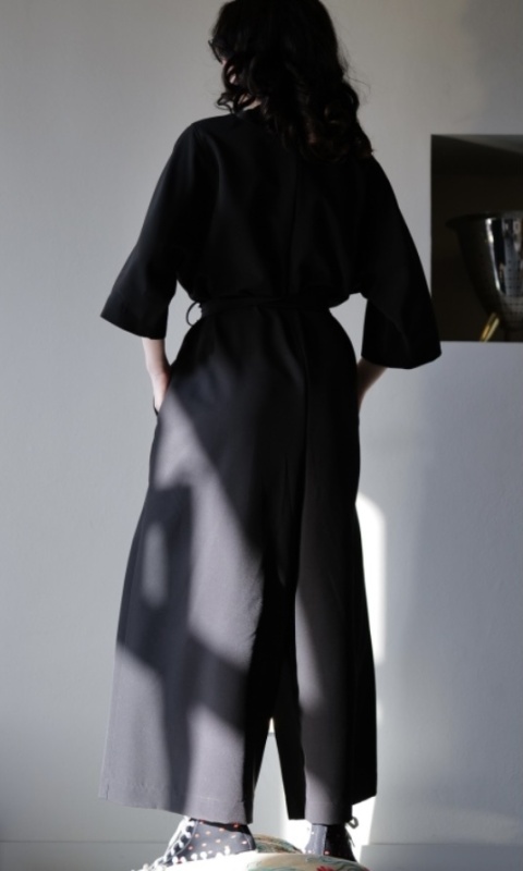 Kombinezon Palazzo Wendy Trendy z paskiem tkanina