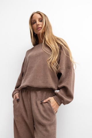 Komplet sztruksowy Lenoshka - Camel