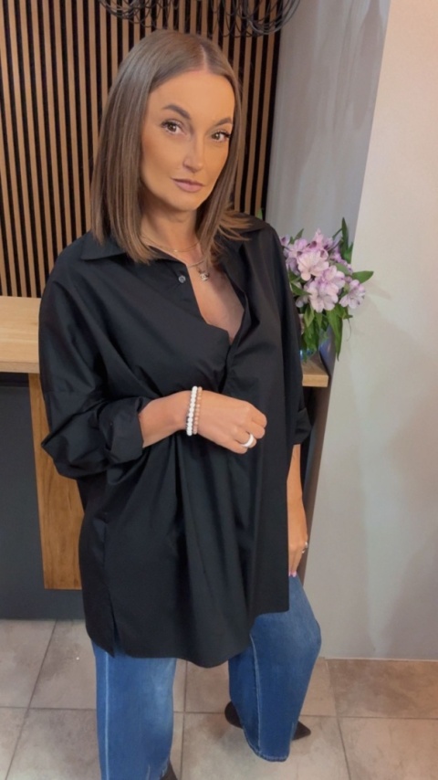 Koszula Wendy Trendy – Oversize - Czarna