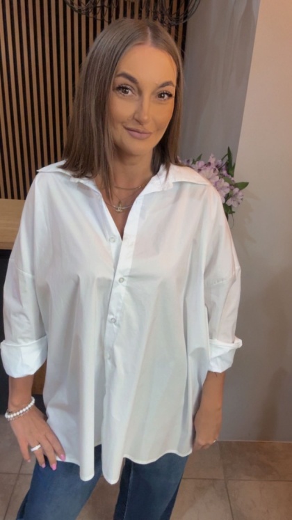 Koszula Wendy Trendy – Oversize - Biała