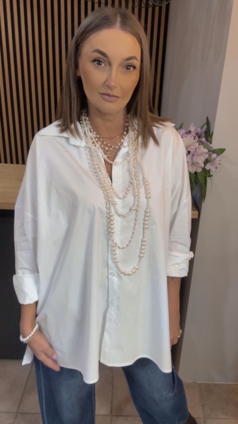 Koszula Wendy Trendy – Oversize - Biała
