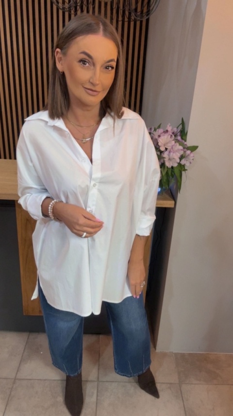 Koszula Wendy Trendy – Oversize - Biała