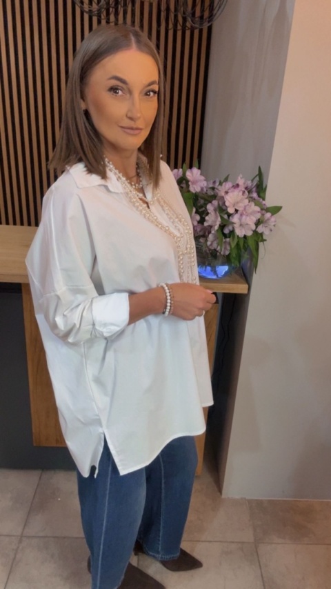 Koszula Wendy Trendy – Oversize - Biała
