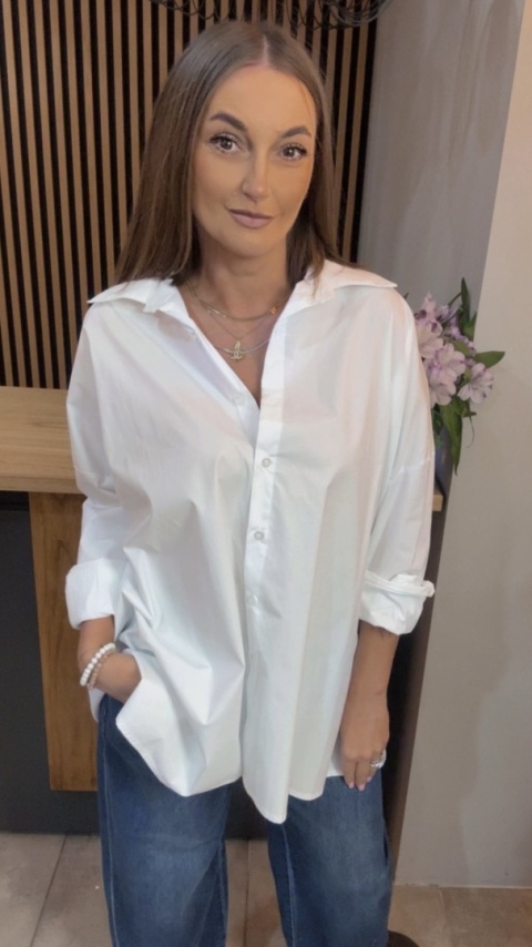 Koszula Wendy Trendy – Oversize - Biała