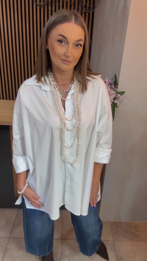 Koszula Wendy Trendy – Oversize - Biała