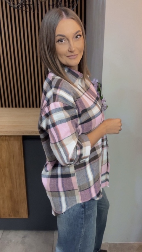 Koszula flanelowa w kratę