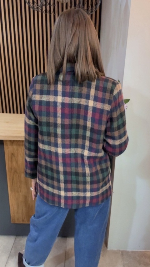 Marynarka w kratę BLU ROYAL