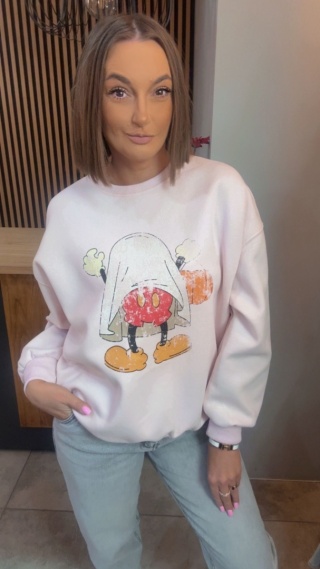 Bluza oversize JOY „Mickey Ghost"