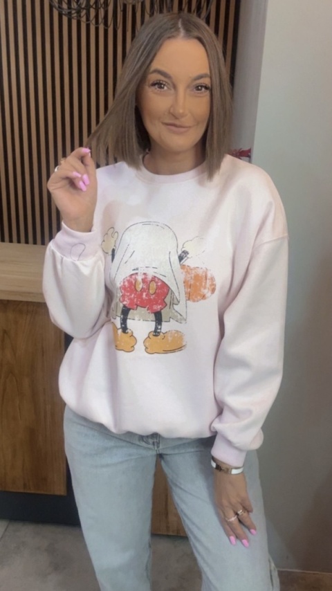 Bluza oversize JOY „Mickey Ghost"