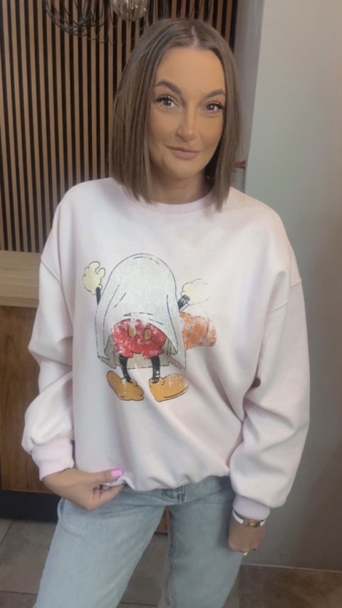 Bluza oversize JOY „Mickey Ghost"