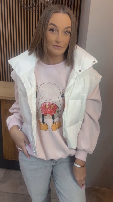Bluza oversize JOY „Mickey Ghost"