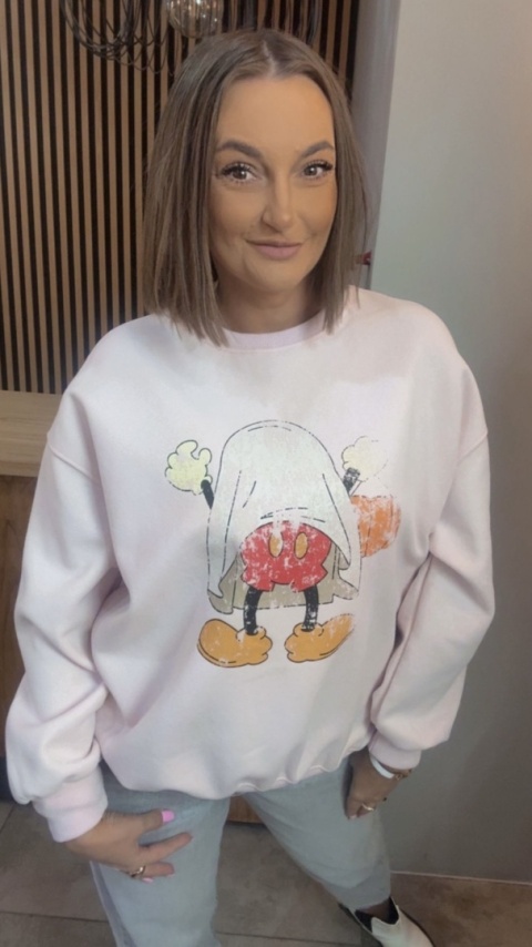 Bluza oversize JOY „Mickey Ghost"