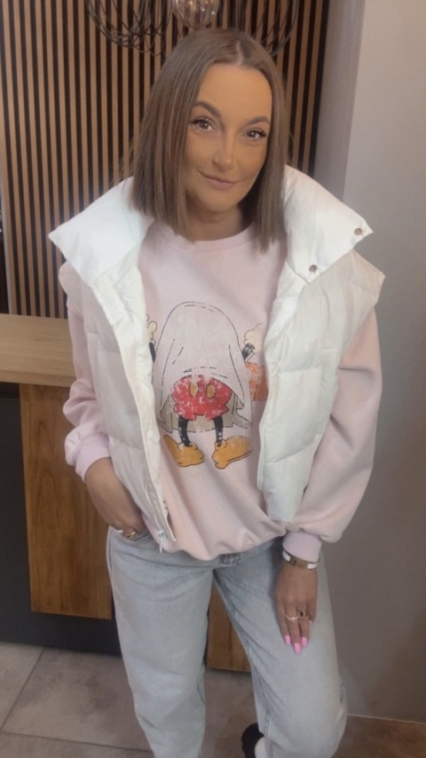 Bluza oversize JOY „Mickey Ghost"