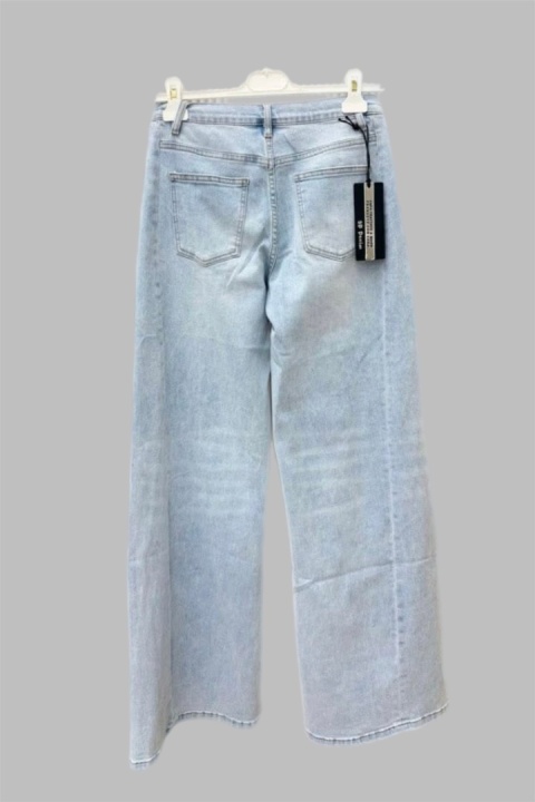 Jeansy 3D Denim Wide Leg 3D-9211