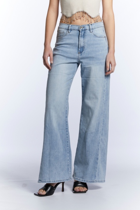 Jeansy 3D Denim Wide Leg 3D-9211