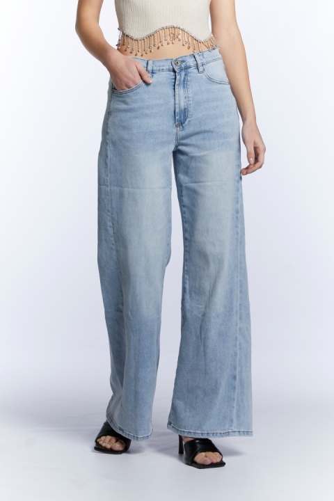 Jeansy 3D Denim Wide Leg 3D-9211