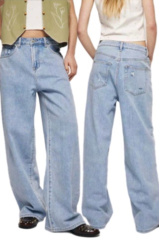 Jeansy Wide Leg Wiya WZ146