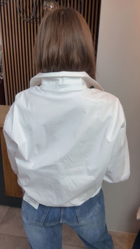 Koszula ZETA OTTO – biała, 100% bawełna