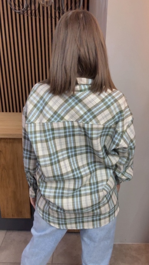 Koszula flanelowa w kratę – Jirunlian