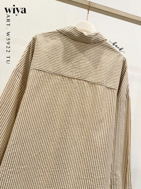 Koszula w paski oversize WIYA - Moro