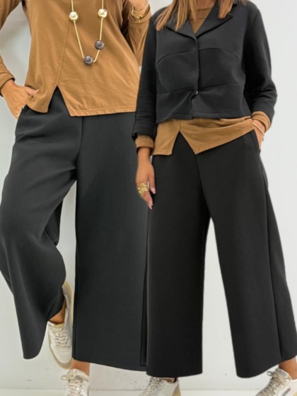 Spodnie Wendy Trendy - szerokie, eleganckie culottes