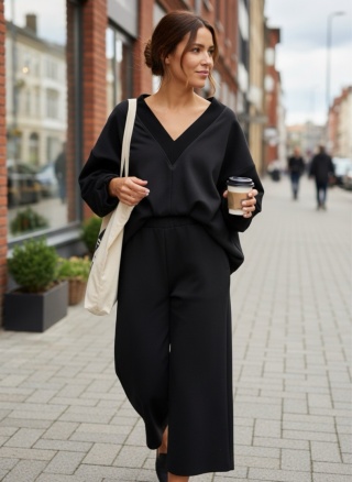 Spodnie Wendy Trendy – szerokie, eleganckie culottes