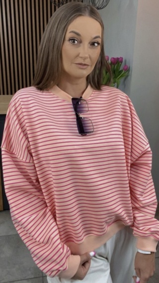 Bluza w paski Lenoshka Red