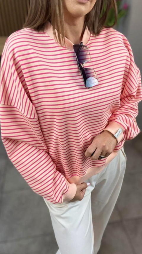 Bluza w paski Lenoshka Red Bluza w paski Lenoshka Red