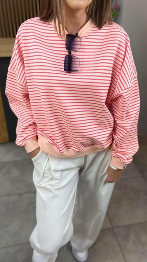 Bluza w paski Lenoshka Red Bluza w paski Lenoshka Red