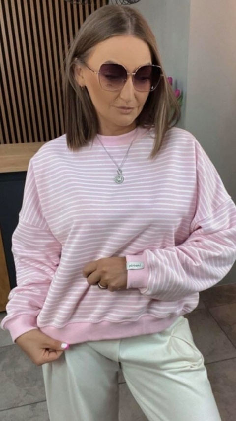 Bluza w paski Lenoshka Pink Bluza w paski Lenoshka Pink