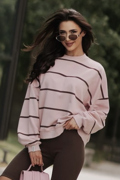 Bluza Relaxing Lenoshka Pink Bluza Relaxing Lenoshka Pink