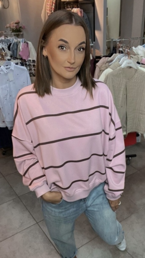 Bluza Relaxing Lenoshka Pink Bluza Relaxing Lenoshka Pink