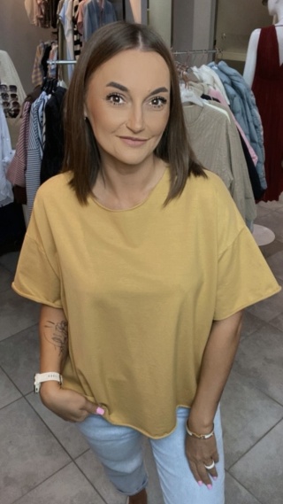 Bluzka surowa Wendy Trendy – Miodowy