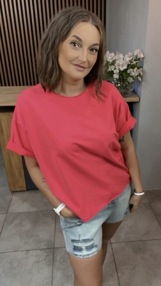 Bluzka surowa Wendy Treny Czerwona