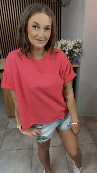 Bluzka surowa Wendy Treny Czerwona