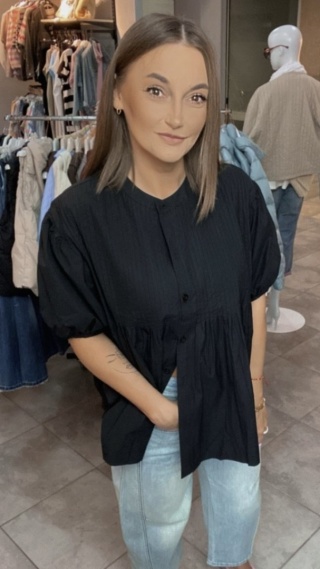 Bluzka Tong – 100% bawełna Czarna