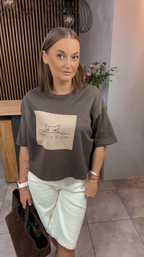 T-shirt – “This is a distance” Czekolada T-shirt – “This is a distance” Czekolada