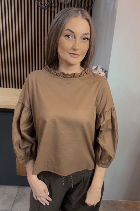 Bluzka bufka Wendykei - Karmel