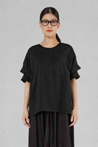 Bluzka surowa Wendy Trendy - Czarna