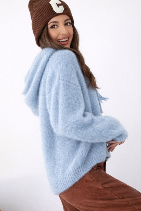 Sweter z kapturem CXL Collection - Baby Blue