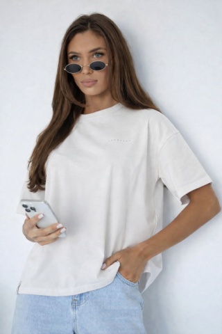 T-shirt Klasyczny Basic Lenoshka Kokos