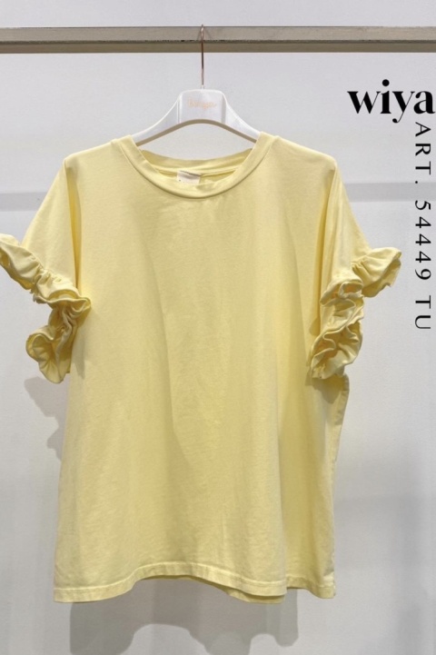T-shirt z falbankami Volant WIYA - Flea