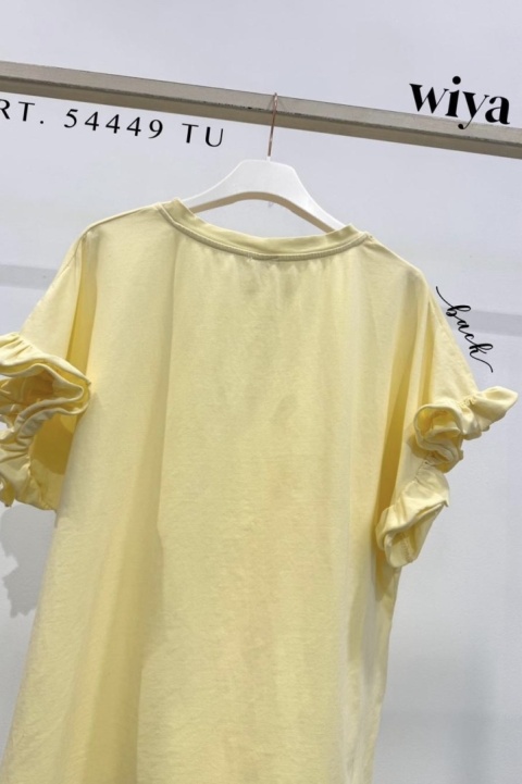 T-shirt z falbankami Volant WIYA - Flea