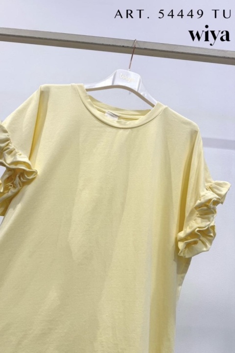 T-shirt z falbankami Volant WIYA - Flea