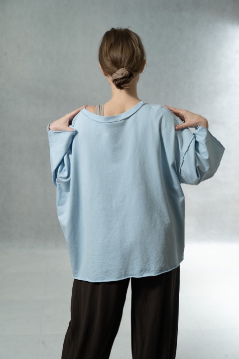 Bluzka oversize MALIBU 28 - Baby Blue