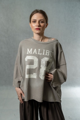 Bluzka oversize MALIBU 28 - Fango