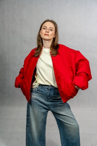 Kurtka pikowana bomber - Lumina