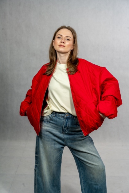 Kurtka pikowana bomber - Lumina