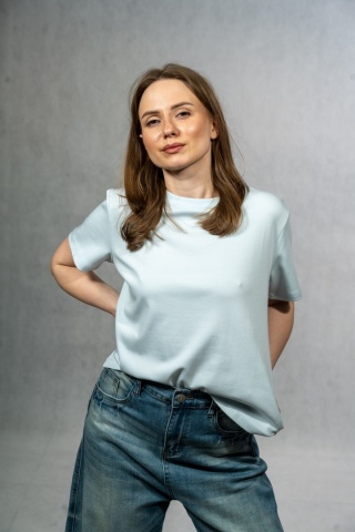 T-shirt basic MyStar - Baby Blue