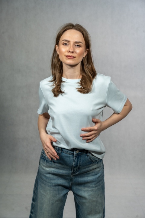 T-shirt basic MyStar - Baby Blue